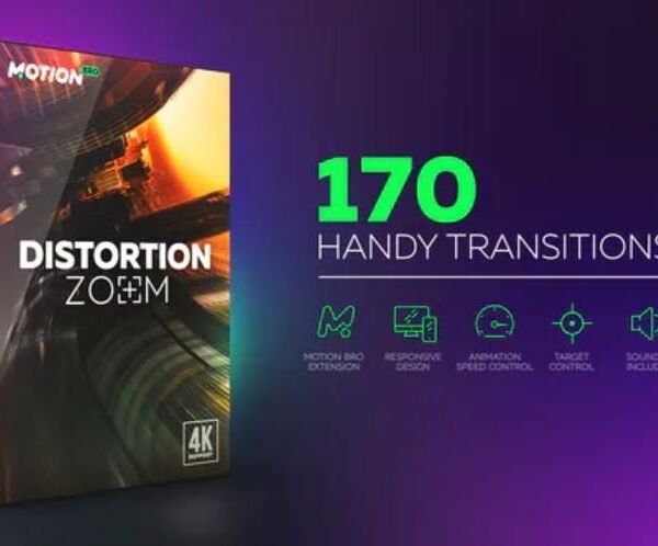 Distortion Zoom Transitions